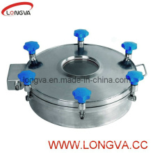 Sanitary Stainless Steel Presure Manhole Cover with Sight Glass